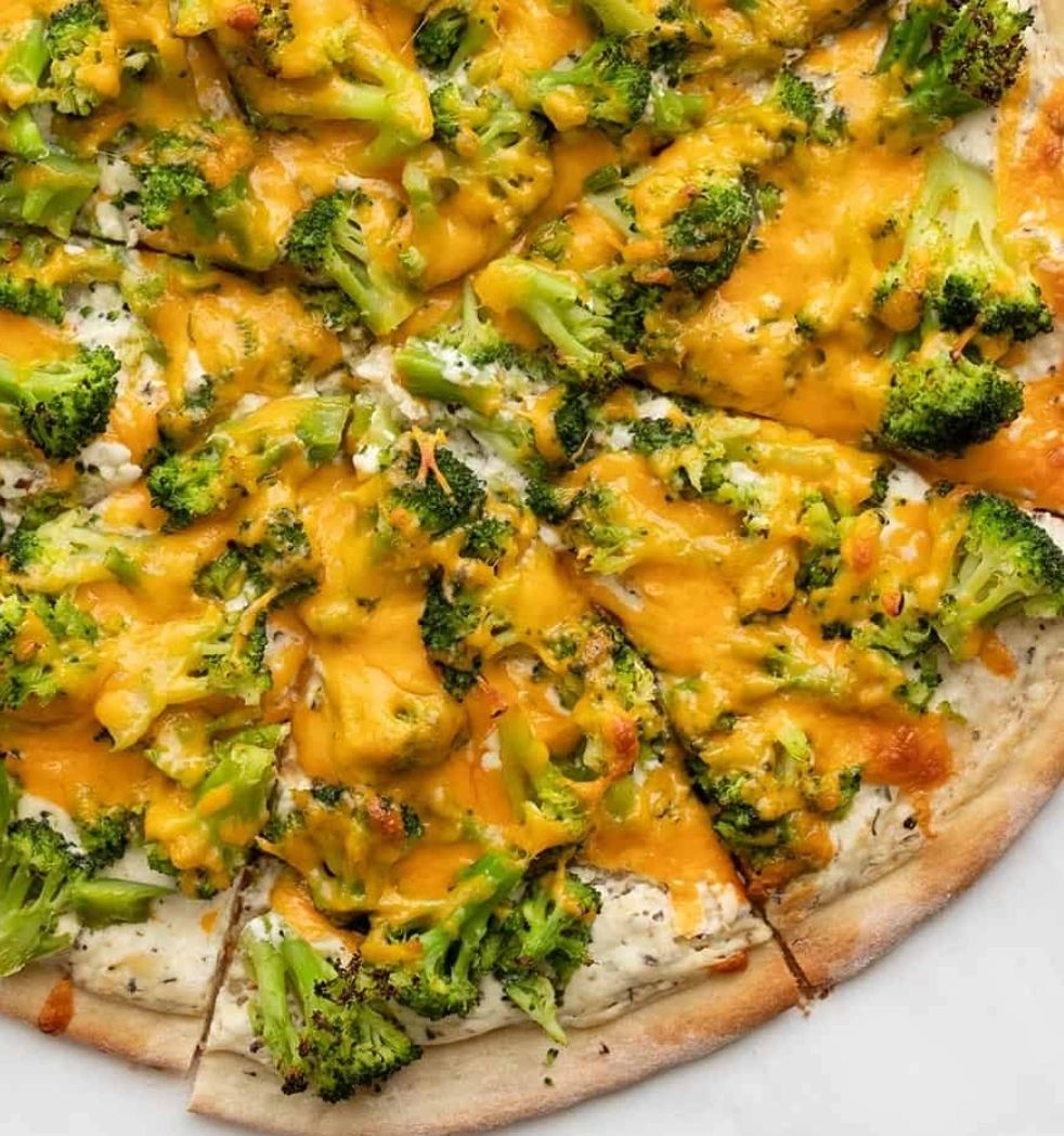 Broccoli Cheddar Pizza